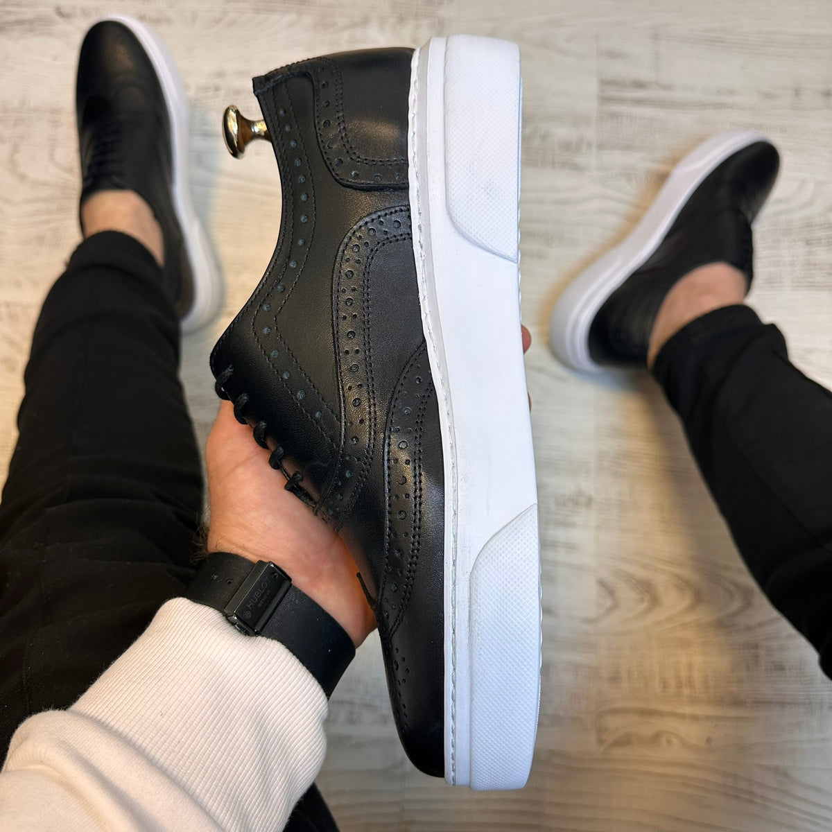 Mocasini barbati, Negri usori si confortabil, Pantofi De Vara , Piele Naturala cod 341