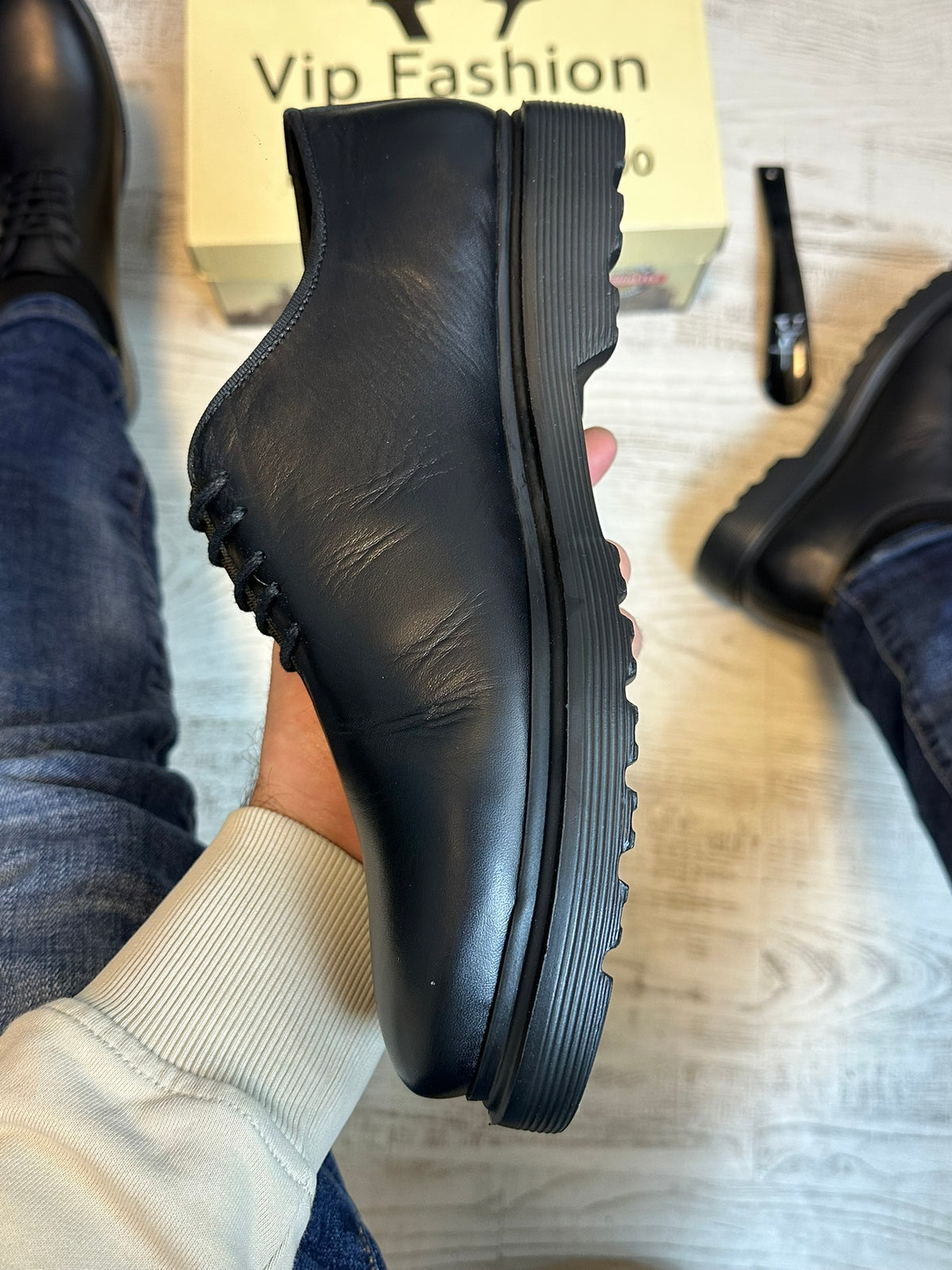 Pantofi Casual Piele Naturala Barbati  COD 710