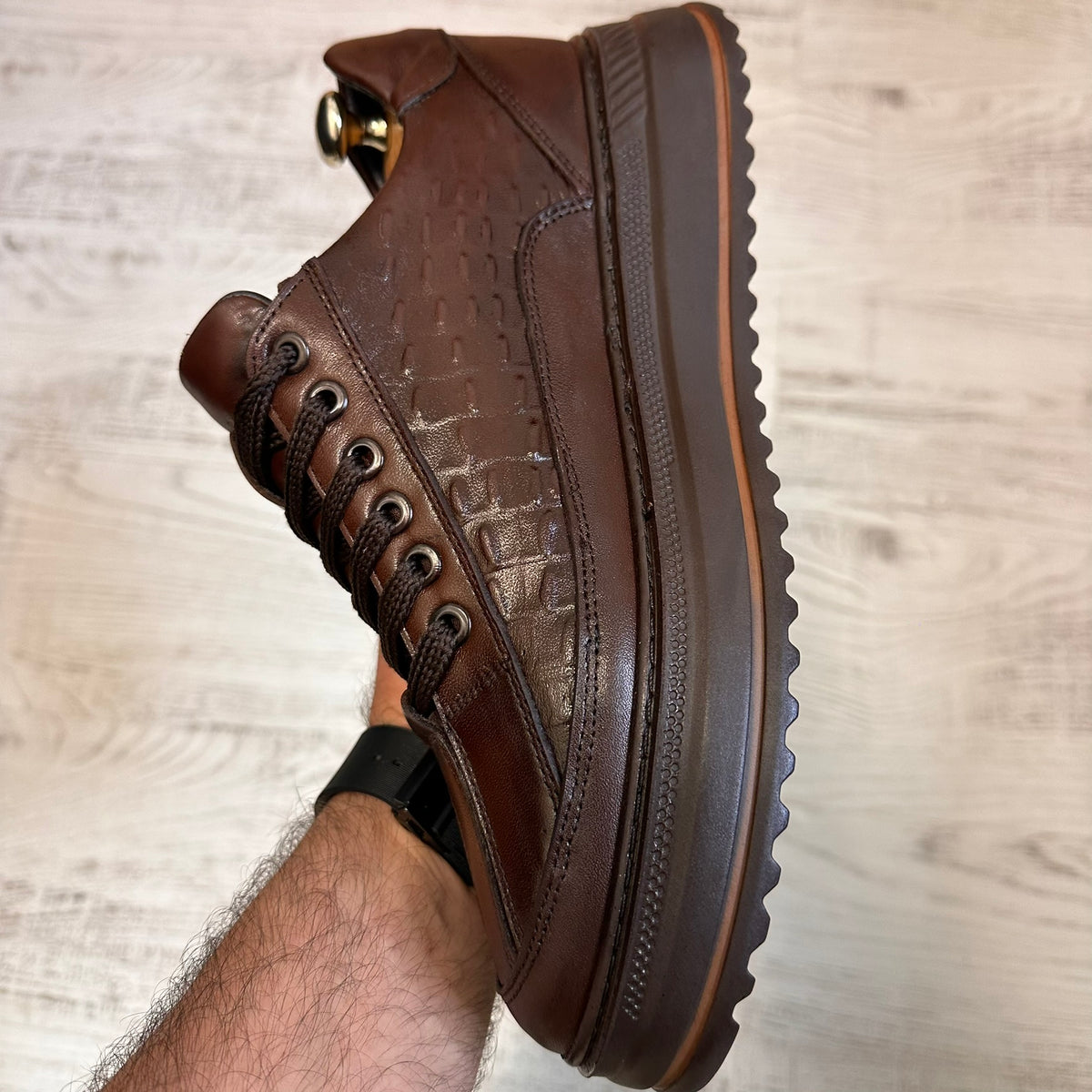 Pantofi Sport Casual Piele Naturala Barbati  COD 695