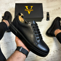 Pantofi Sport Barbati Siret Casual Piele Naturala 100% COD 740