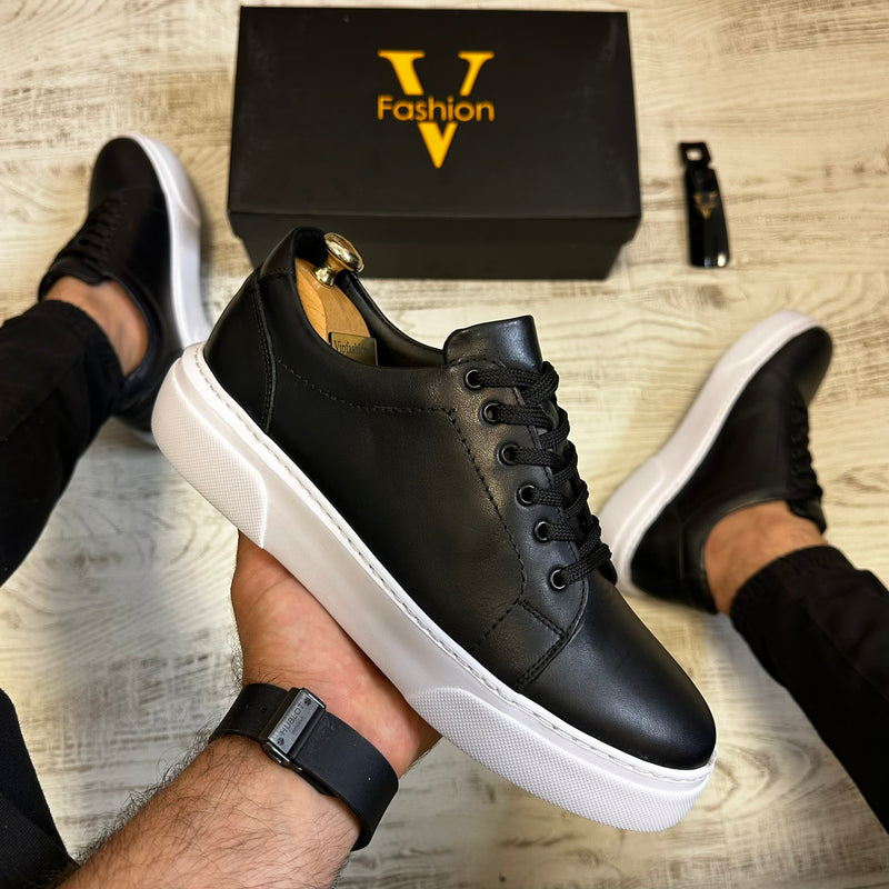 Pantofi Sport Barbati Siret Casual Piele Naturala 100% COD 741