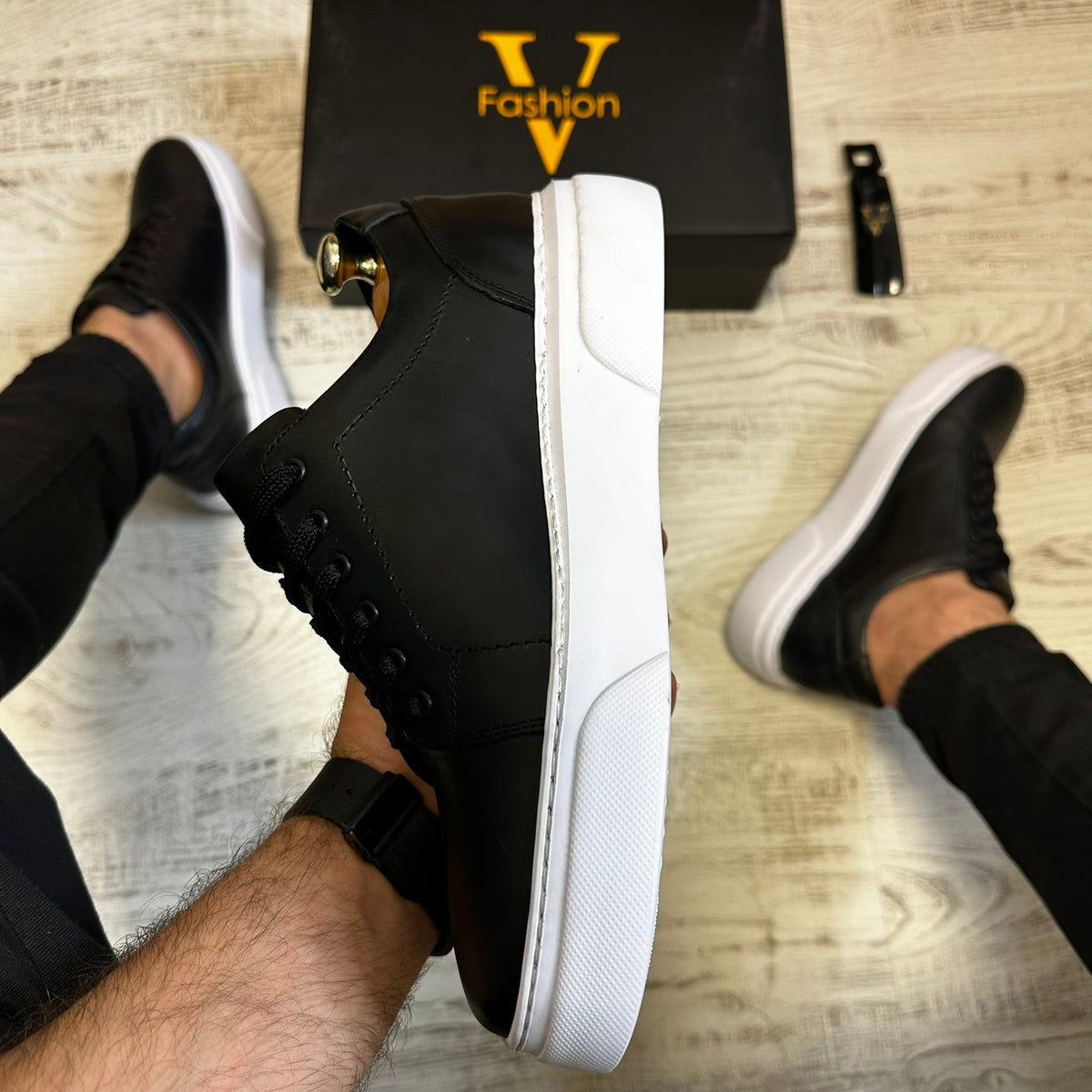 Pantofi Sport Barbati Siret Casual Piele Naturala 100% COD 741