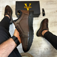Pantofi SNEAKERS Barbati  , usori confortabili , Cusuti , Piele Naturala cod 716