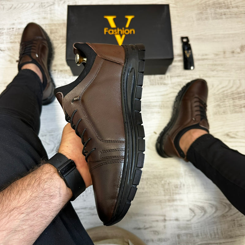 Pantofi SNEAKERS Barbati  , usori confortabili , Cusuti , Piele Naturala cod 716