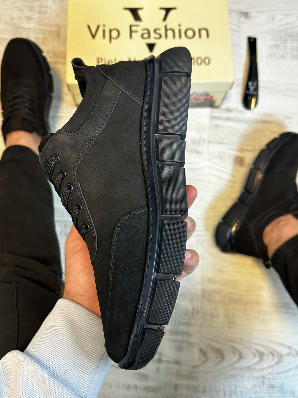 Pantofi Sport Barbati Cusuti B new style Premium,Talpa Moderna, Piele Naturala 100% cod 947