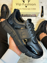 Pantofi Sport Barbati Cusuti V fasion Premium,Talpa Moderna, Piele Naturala 100% cod 950