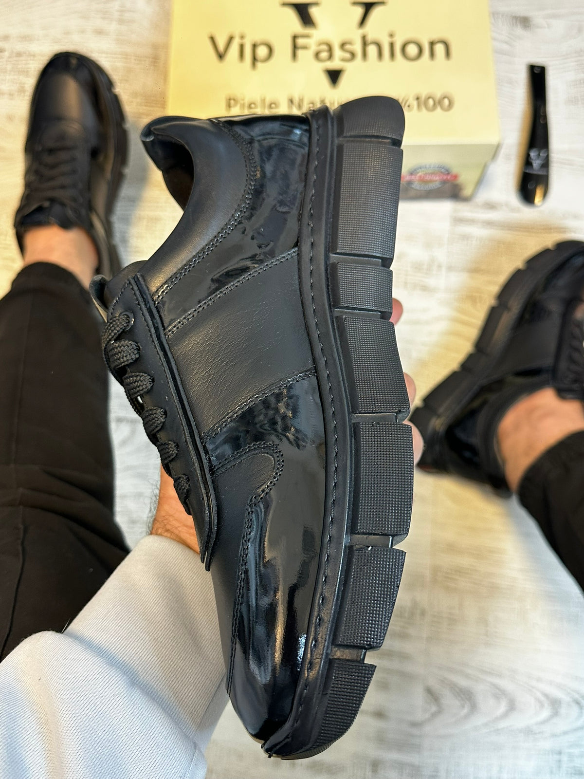 Pantofi Sport Barbati Cusuti V fasion Premium,Talpa Moderna, Piele Naturala 100% cod 950