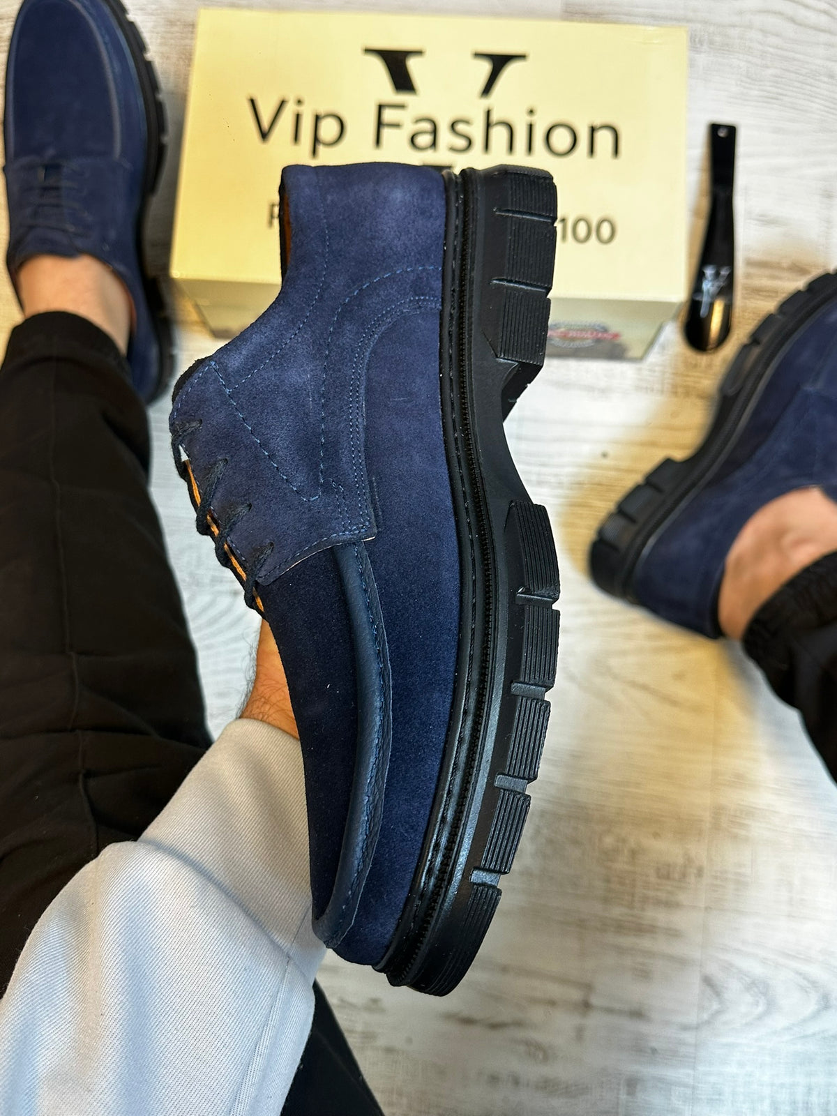 Pantofi Casual Piele Naturala 100% INDIGO Barbati COD 940
