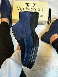 Pantofi Casual Piele Naturala 100% INDIGO Barbati COD 940