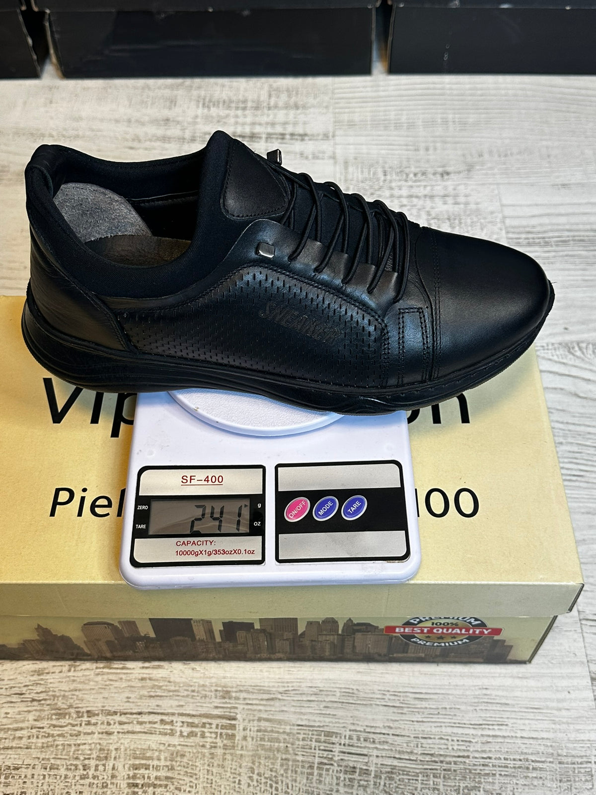 Pantofi Sport Barbati Cusuti DERIMOD, Piele Naturala 100% cod 961