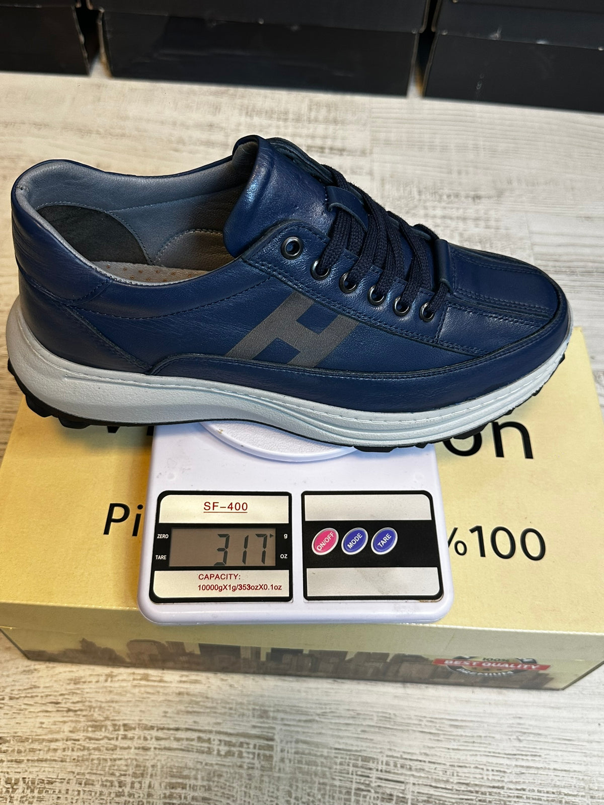 Pantofi Sport Barbati Cusuti H Fasion Premium, Piele Naturala 100% cod 958