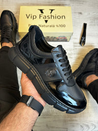 Pantofi Sport Barbati Cusuti B fasion Premium,Talpa Moderna, Piele Naturala 100% cod 952