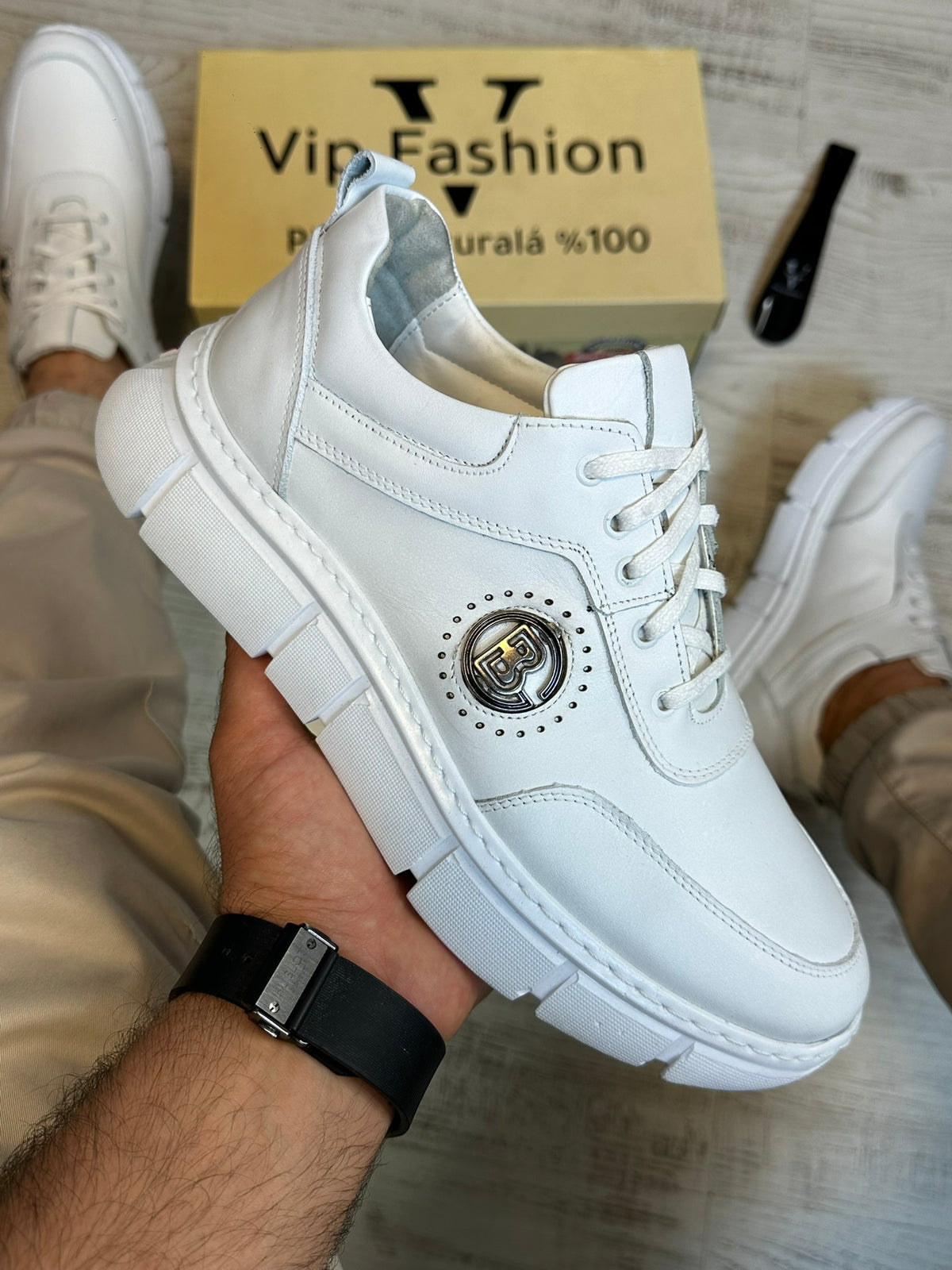 Pantofi Sport Barbati Cusuti B fasion Premium,Talpa Moderna, Piele Naturala 100% Cod 972