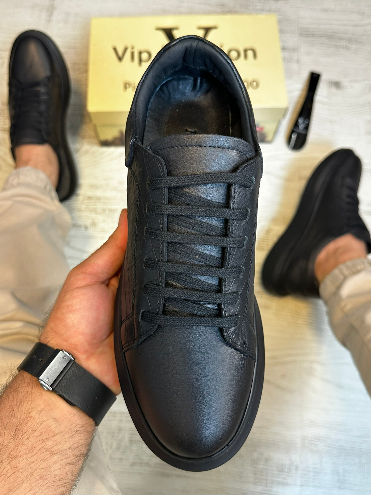Pantofi Sport barbati Premium , usori , confortabili , Piele Naturala 100% cod 969