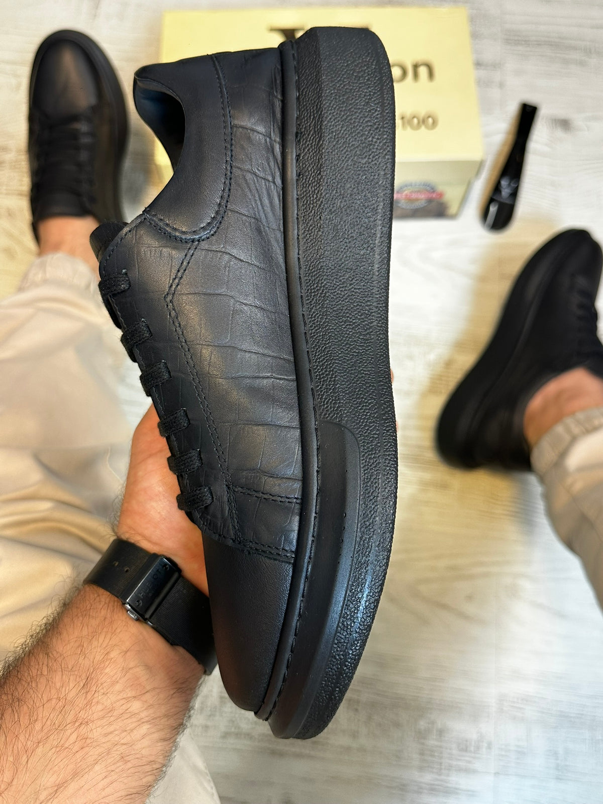 Pantofi Sport barbati Premium , usori , confortabili , Piele Naturala 100% cod 969