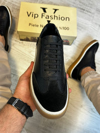Pantofi Sport Barbati Cusuti Z Fasion Premium, Piele Naturala 100% COD 982