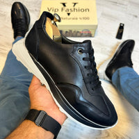 Pantofi Sport Casual Piele Naturala Barbati  COD 684
