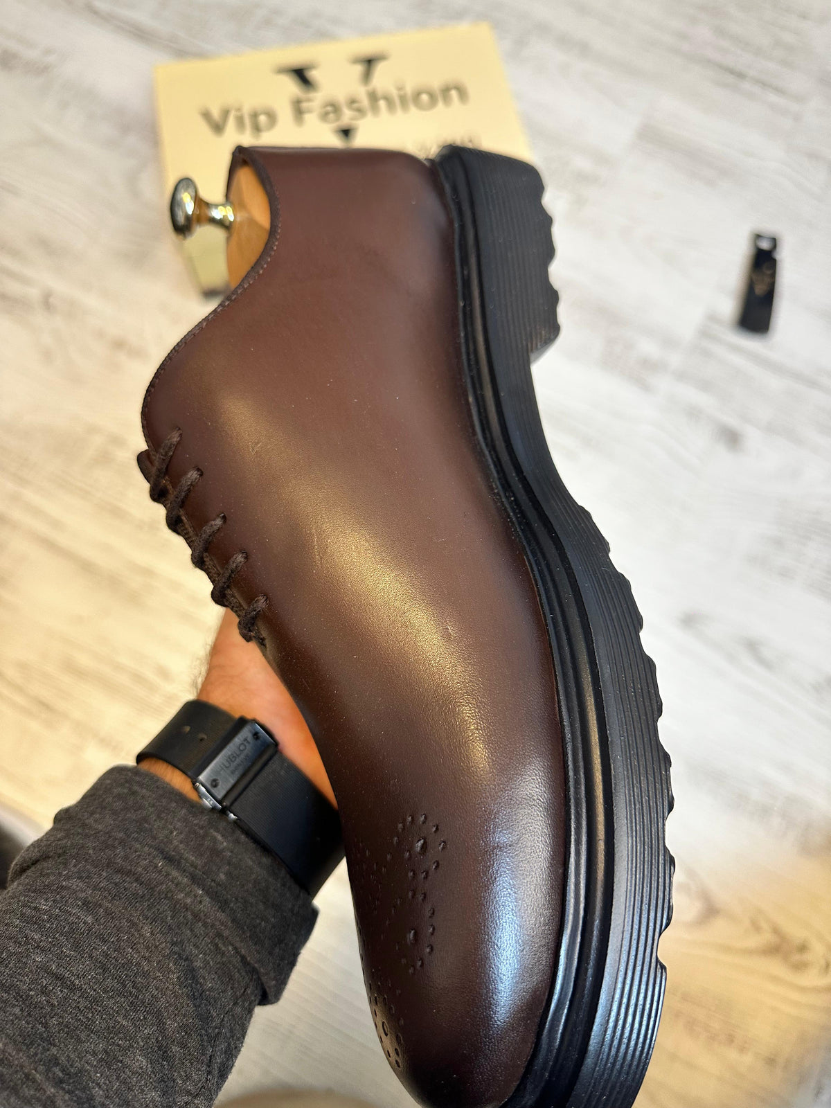 Pantofi Casual Piele Naturala Barbati  COD 711