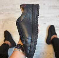 Pantofi damă casual cu șiret  din piele naturală Cod 839