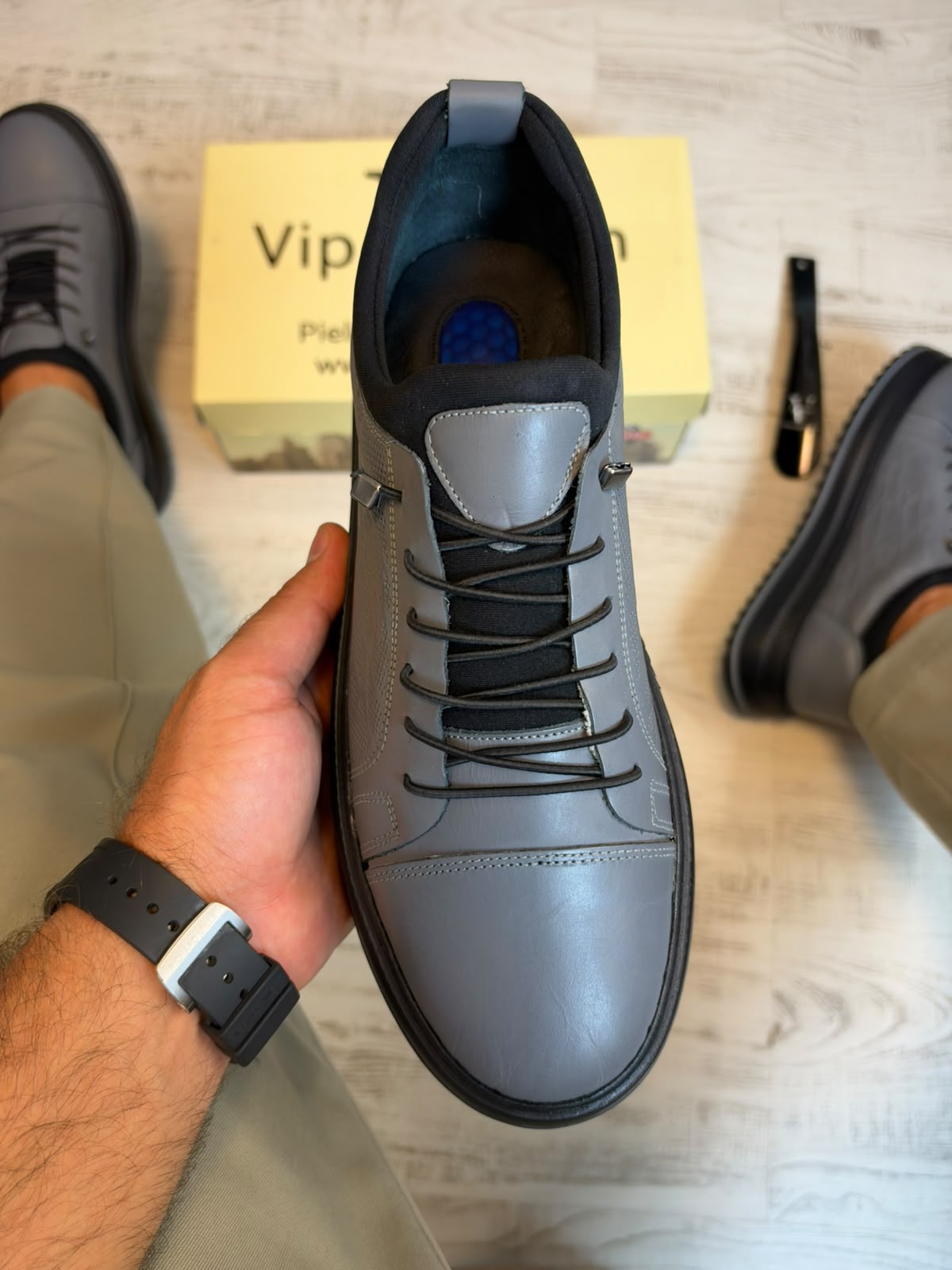 Pantofi Sport Barbati Casual Piele Naturala 100% COD 167