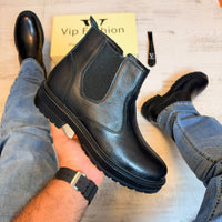 Ghete Moderne din Piele Naturală 100 % pentru Bărbați COD 168