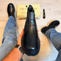 Ghete Moderne din Piele Naturală 100 % pentru Bărbați COD 168