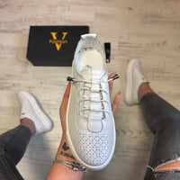 Pantofi damă casual cu șiret elastic din piele naturală Cod 754