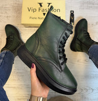 Ghete inalte din piele naturală 100% Imblanite, confortabile și rezistențente COD 886