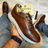 Pantofi Sport Barbati Casual Piele Naturala 100% COD 142