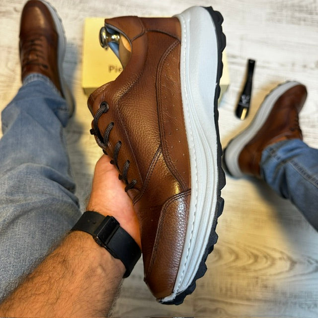 Pantofi Sport Barbati Casual Piele Naturala 100% COD 142