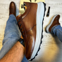 Pantofi Sport Barbati Casual Piele Naturala 100% COD 140