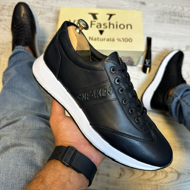 Pantofi Sport Barbati Casual SNEAKER Piele Naturala 100% COD 132