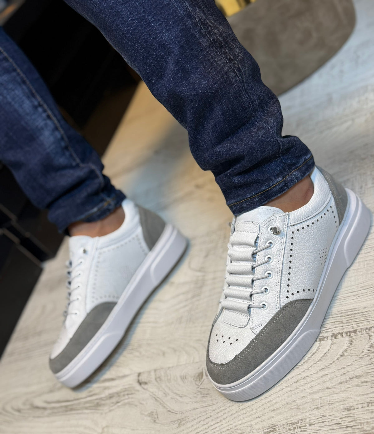 Pantofi Sport barbati Premium , usori , confortabili , Piele Naturala cod 834
