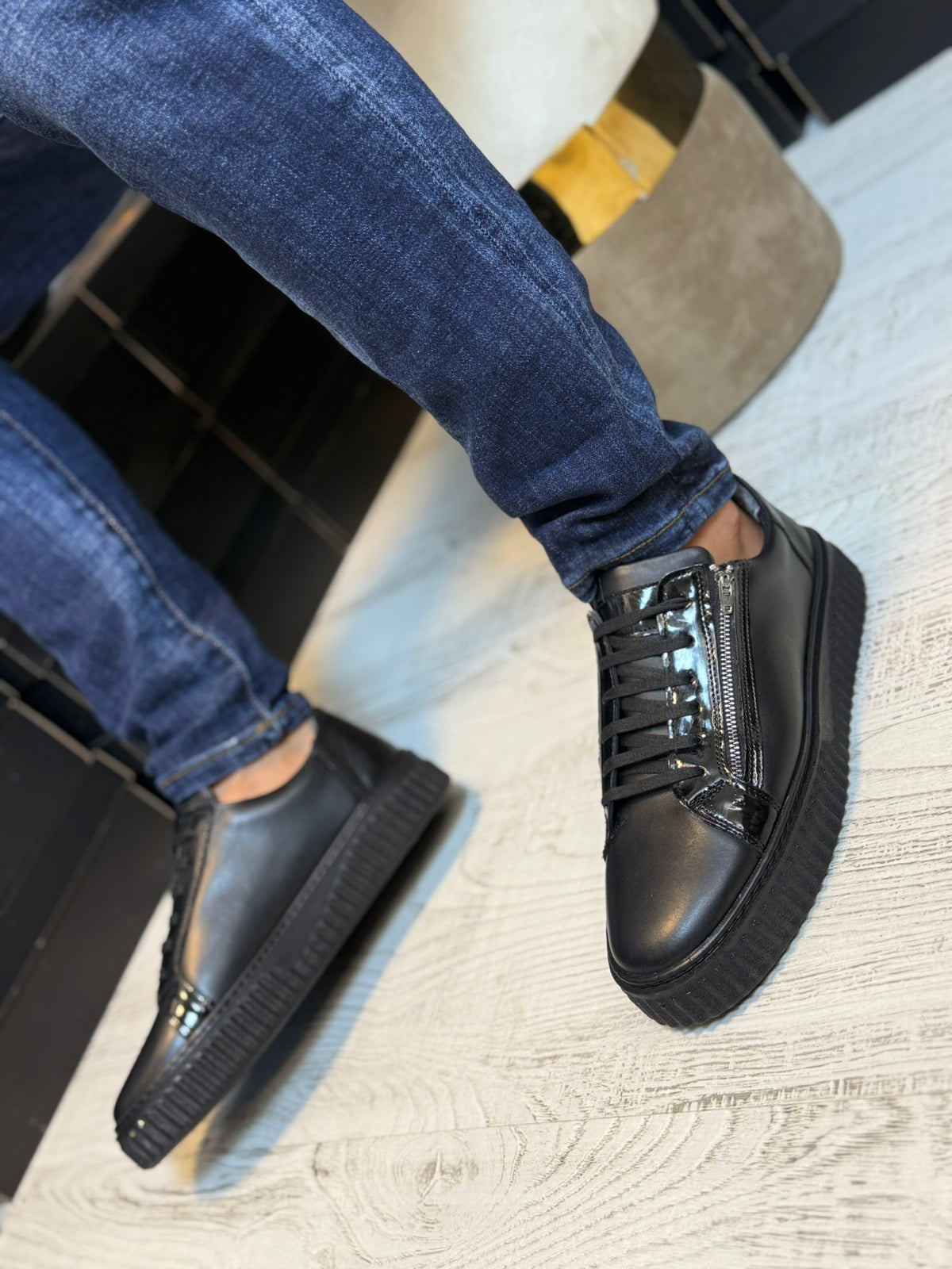 Pantofi Sport barbati Premium , usori , confortabili , Piele Naturala cod 833