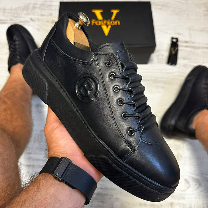 Pantofi Sport Barbati Siret Casual Piele Naturala  COD 798